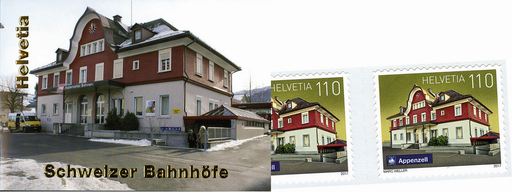[7593.1642.01] 2017, Schweizer Bahnhöfe, Appenzell