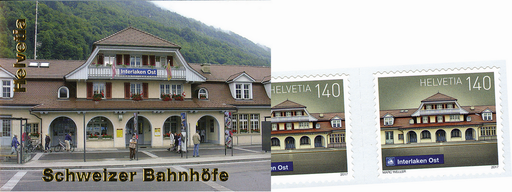 [7593.1644.01] 2017, Schweizer Bahnhöfe, Interlaken Ost