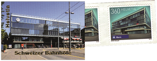[7593.1711.01] 2018, Schweizer Bahnhöfe, Bern