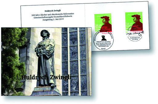 [7593.1733.04] 2019, Gemeinschaftsausgabe Schweiz-Deutschland, Doppelabstempelung CH-D