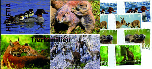 [7593.1773.01] 2020, Tierfamilien, 4 Markenhefte