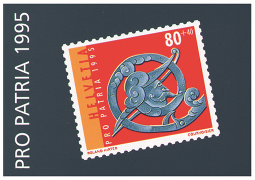 [7595.7.02] 1995, Motiv auf Truhenschloss