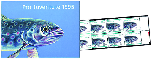 [7596.44.01] 1995, Bachforelle-mehrfarbig