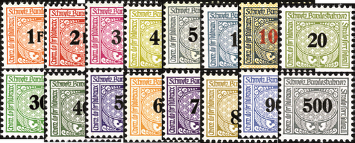 [7600.72.02] 1948-1957, Gleiche Zeichnung (Buchdruck)