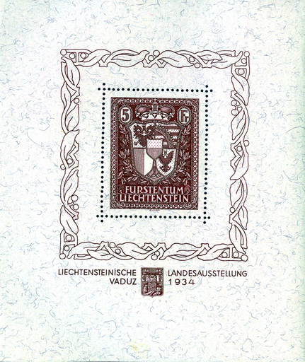 [7820.104.01] 1934, Zur Liechtensteinischen Landesausstellung, Vaduz