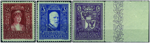 [7820.119.01] 1933-1935, Fürstenpaar und Landeswappen