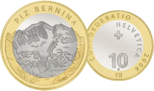 [7882.2006.01] 2006, 10 Fr. Gedenkmünzen "Piz Bernina"