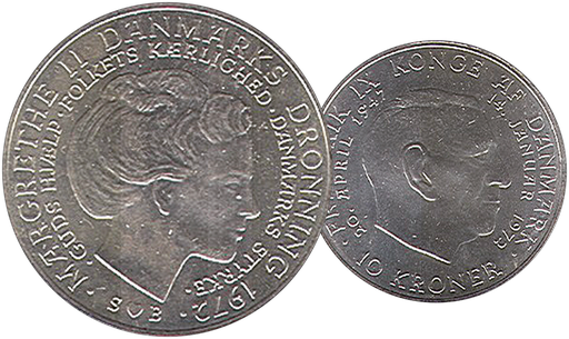 [7984.2010.05] 2010, Silbermünzen-Serie &quot;Könige Europas&quot; - Dänemark, Margarethe II, seit 1972
