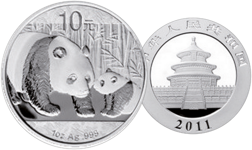 [7984.2011.12] 2011, Silber-Panda aus China