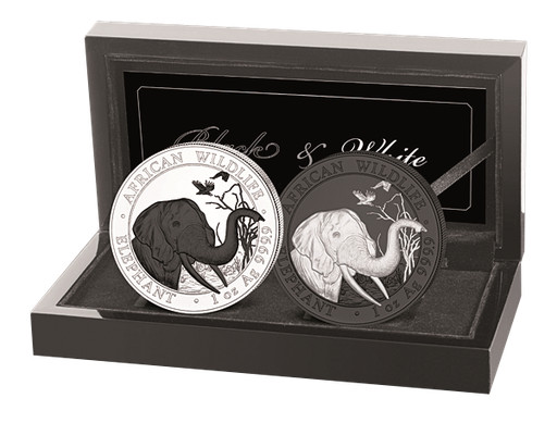 [7985.2018.02] 2018, Elefanten-Münzenset, Somalia