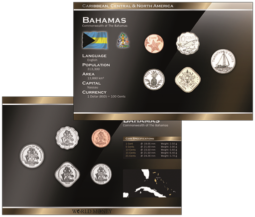 [7993.2020.01] 2020, Kursmünzensatz, Bahamas