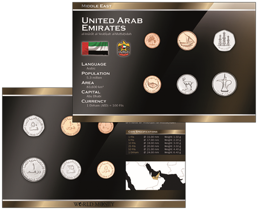 [7993.2020.03] 2020, Kursmünzensatz, Arabische Emirate
