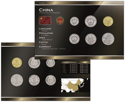 [7993.2020.04] 2020, Kursmünzensatz, China