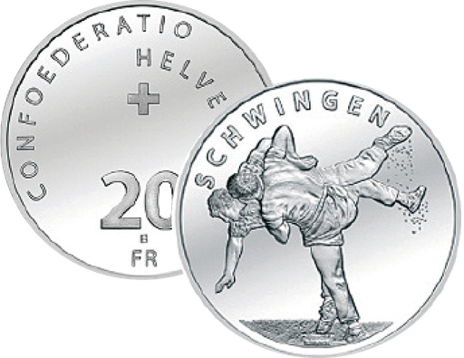 [7996.2013.03] 2013, 20 Fr. Gedenkmünze "Schwingen"