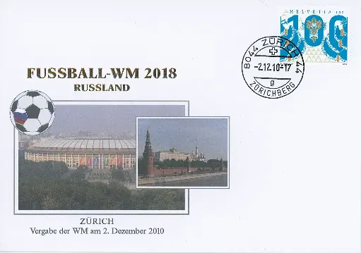 [9950.2010.53] WM 2018: Entscheidung Austragungsort Russland