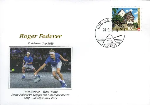 [9974.2019.17] Rod Laver Cup - Roger Federer im Doppel