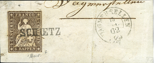 [7160.22.03] 5 Rp. braun, Berner Druck, 4. Auflage