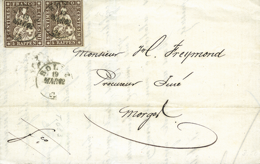 [7160.22.02] 5 Rp. braun, Berner Druck, 4. Auflage