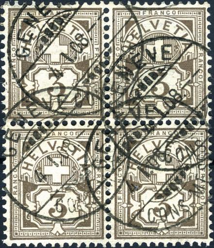 [7260.81.04] 3 Rp. bräunlichgrau