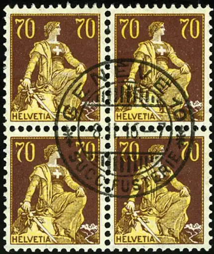 [7305.114.02] 70 Rp. dunkelbraun-gelb