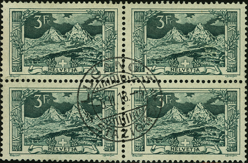 [7305.129.04] 3 Fr. Mythen, blaugrün