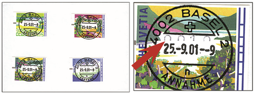 [7310.15.06] 2001, Zeitgenössische Grafik Posttransportmittel