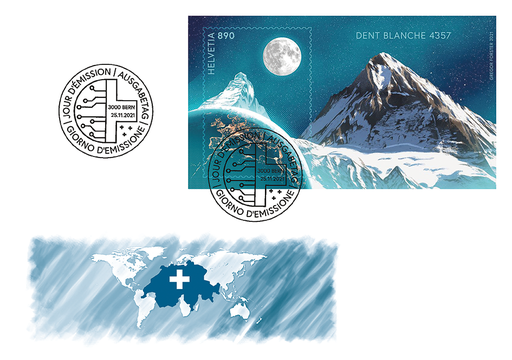 [7322.1.04] 2021, Crypto Stamp "Dent Blanche"