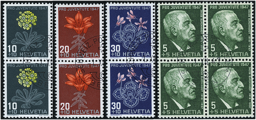 [7395.121.04] 1947, Bildnis Jacob Burckhardts und Alpenblumenbilder