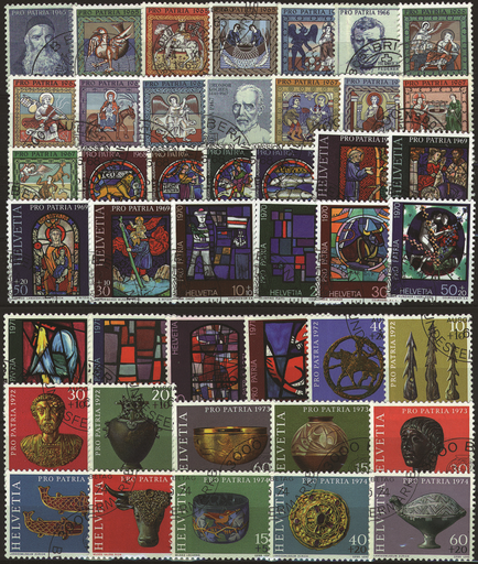 [7400.123.05] 1965-1974, Pro Patria-Kollektion