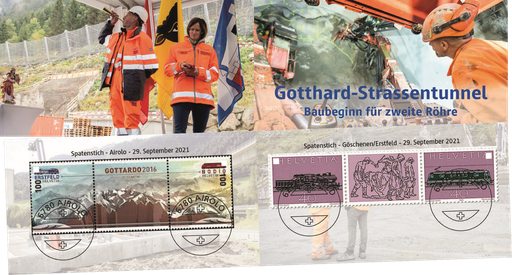 [7593.2021.07] Baubeginn zweite Röhre - Gotthard-Strassentunnel
