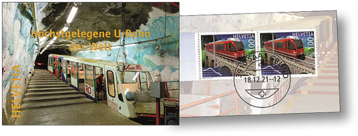 [7593.2021.10] 2021, Höchstgelegene U-Bahn der Welt - Metro Saas Fee