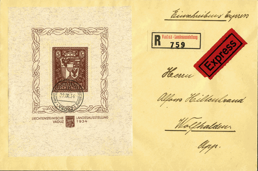 [7820.104.03] 1934, Liechtensteinische Landesausstellung, Vaduz