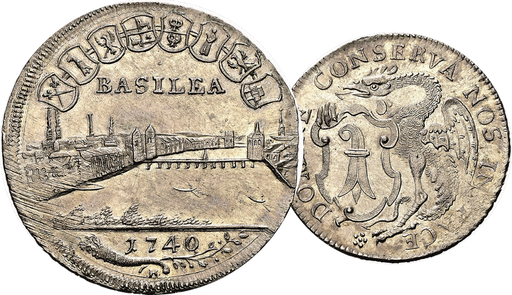 [8012.1740.01] 1740, Vierteltaler Basel