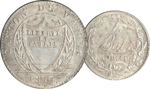 [8029.1814.01] 1814, 1 Batzen Waadt