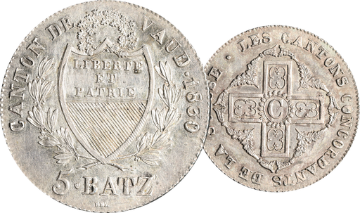 [8029.1830.02] 1830, 5 Batzen Waadt