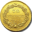32 Franken Doppelduplone Helvetische Republik