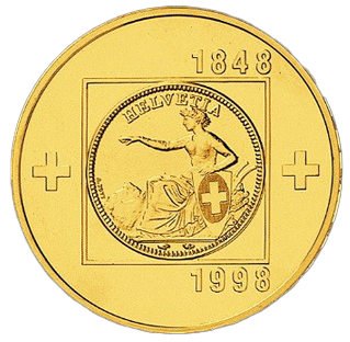100 CHF &quot;150 Jahre Schweiz. Bundesstaat&quot;