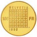 100 CHF &quot;150 Jahre Schweiz. Bundesstaat&quot;