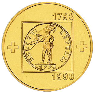 100 CHF &quot;200 Jahre Helvetische Republik&quot;