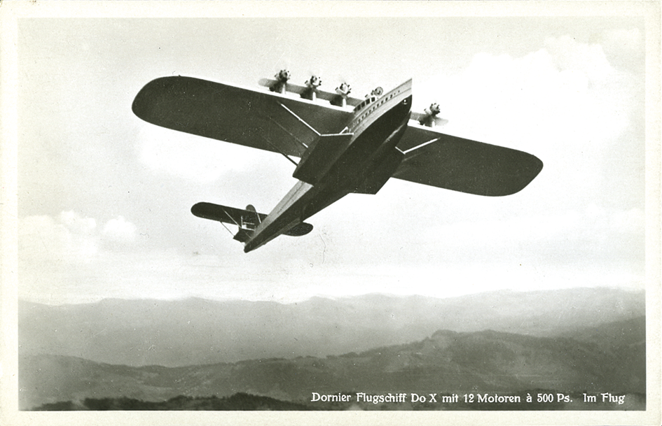 1932, DO-X-Überflug nach Italien, Bodensee - Genua - La Spezia