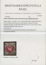 1845, Basler Taube, schwarz-blau-karmin