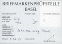 2 1-2 Rp. schwarz-rot, Type 1