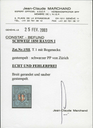 5 Rp. schwarz-rot-dunkelblau, Type 1
