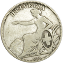 1863, 2 Fr. Silber-Kursmünze