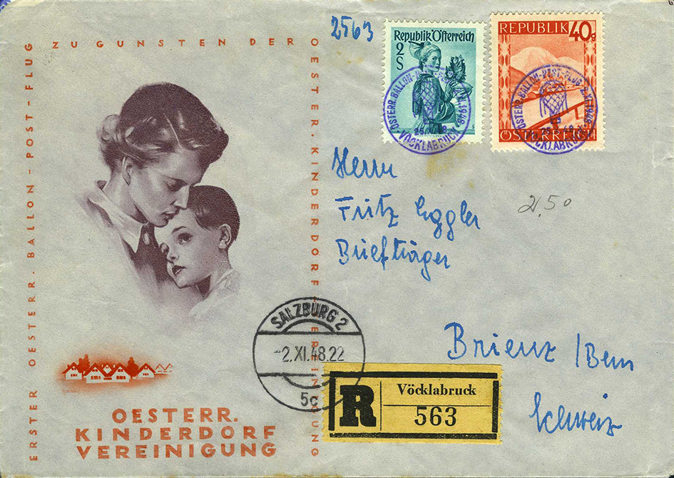 1948-1968, Ballonpost INTERNATIONAL-Spezialsammlung