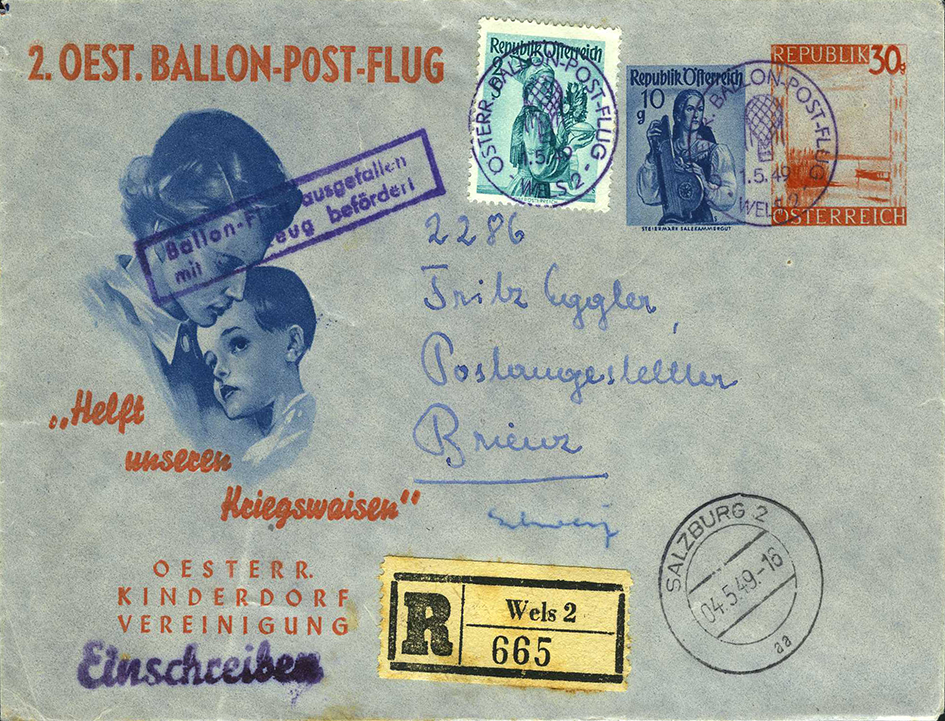 1948-1968, Ballonpost INTERNATIONAL-Spezialsammlung