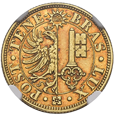 1848, 10 Francs, Genf