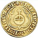 1433-1437 (ohne Jahr) , Goldgulden Reichsmünzstätte Basel