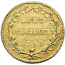 1793, Duplone Bern, Rückseite Spruch