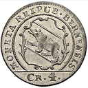 1793, 1 Batzen - 4 Kreuzer Bern